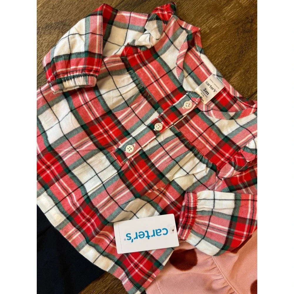 Carters Baby Girl Outfits 3 Months Leggings Jeans Long Sleeved Shirts Zip Jacket